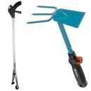 Työkalut puutarhaan ja siivoamiseen