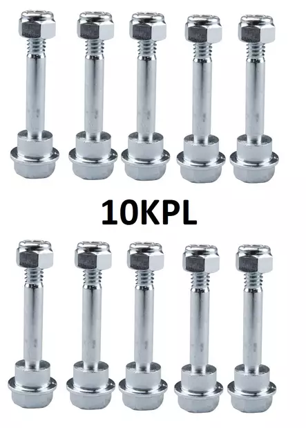 Lumilingon murtopultti + mutteri 10KPL - Lumilingon murtopultit - 780-201 - 1