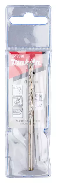 MAKITA METALLIPORANTERÄ HSS-COBOLTTI 5,0X86MM - Metalliporanterät - D-17360 - 2