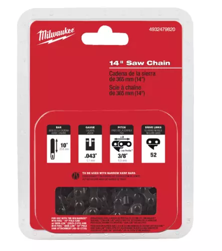 TERÄKETJU M18 FCHS35 3/8 1,1 52VL - 3/8" jakoiset teräketjut - 4932479820 - 1