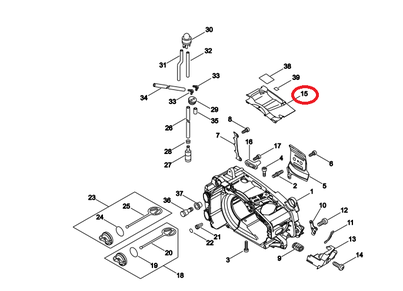 PÖLYSUOJA - Polttoainesäiliöt, kopat ja kannet - A127-000370 - 1