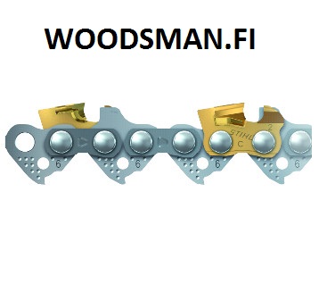 Stihl kultahammas kovapalaketju 3/8" 1,6mm - 3/8" teräketjut omalla mitalla - 36830000410 - 1