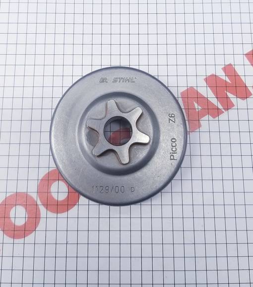 Vetopyörä 3/8"P 6h MS200 020 - Kytkinrummut, vetopyörät ja laakerit - 11296402000 - 1