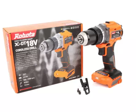 Robota DC-DT18V akkuporakone 13mm, runko - Poraaminen ja kiinnittäminen - R01-10121 - 2