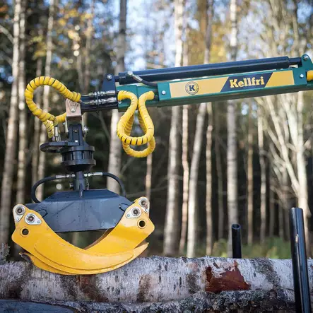 KELLFRI 3T METSÄVAUNU 4,2 M KUORMAIMELLA, 10HV MOOTTORI, KAKSOISHYDRAULISYL. - Mönkijöiden lisävarusteet - 21-SV301 - 2