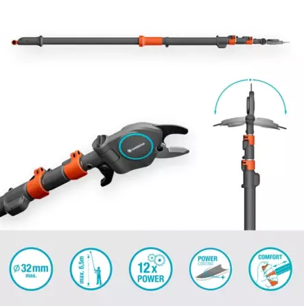 OKSALEIKKURI STARCUT PRO L TELESKOOPPIVARRELLA - Oksasakset - 9707654-01 - 2