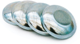 KLIPPO PÖLYKAPSELISARJA, 4kpl - Ruohonleikkurin pyörät - 5029431-01 - 1