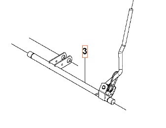 KORKEUDENSÄÄTÖAKSELI R - Korkeudensäätötangot ja tapit - 5779999-01 - 1