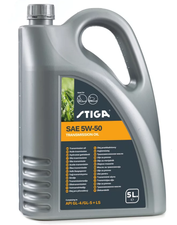 STIGA vaihteistoöljy SAE 5W-50 5 L - Hydrauli- ja moottoriöljyt - 1111-9282-01 - 1