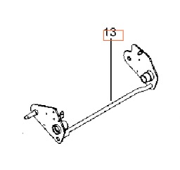 TAKA-AKSELI M53-675 - Akseliston ja vedon varaosat - 5767172-01 - 1