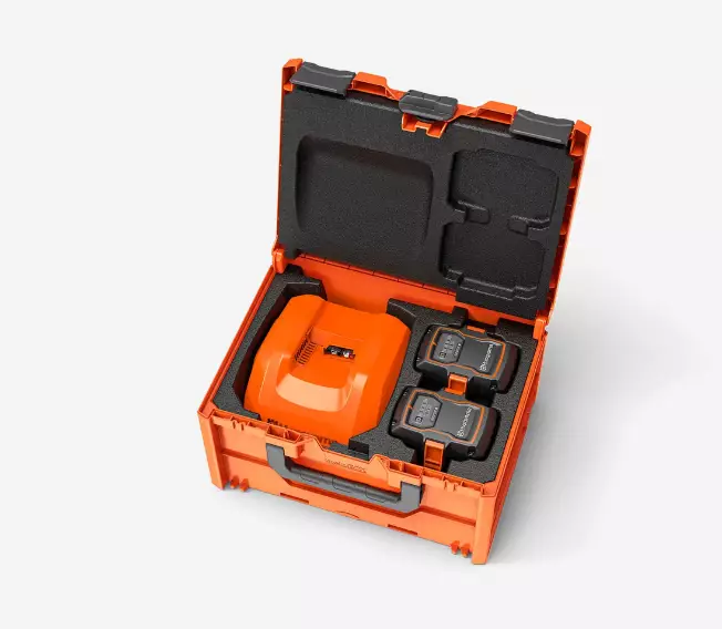 Akkusarja BC1-UN BLi-X suojalaatikossa - Husqvarna BLI-X Akut ja laturit - 5489180-01 - 1