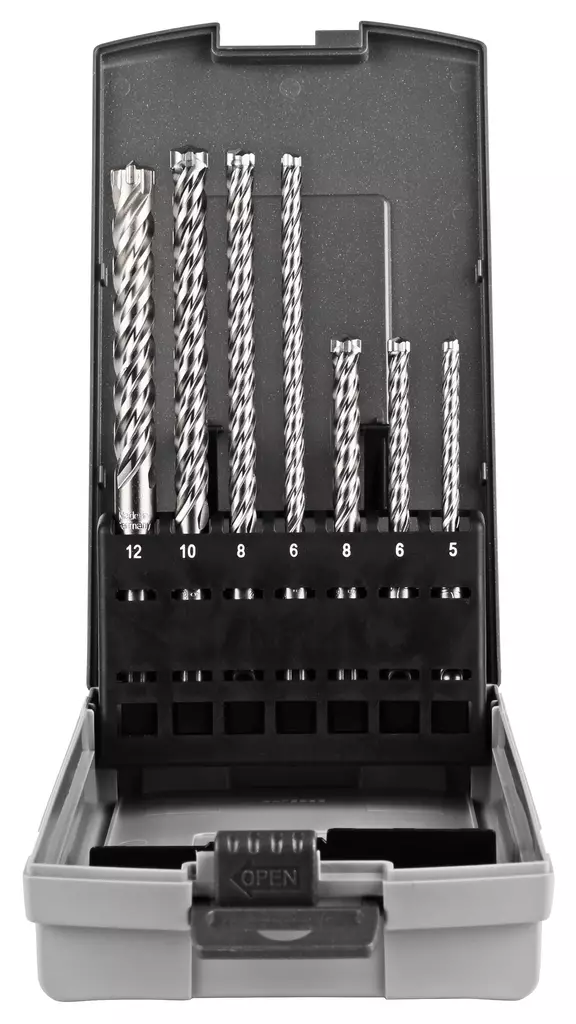 MAKITA SDS-PLUS PORANTERÄSARJA 7-OSAA. 4-LEIKKUINEN NEMESIS2 - Betoniporanterät - B-59031 - 1