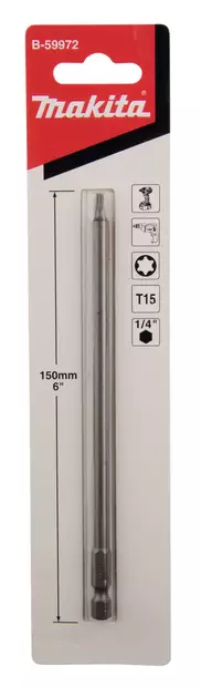 MAKITA RUUVAUSKÄRKI TX15, 150MM, 1KPL - Ruuvauskärjet ja hylsyt - B-59972 - 2