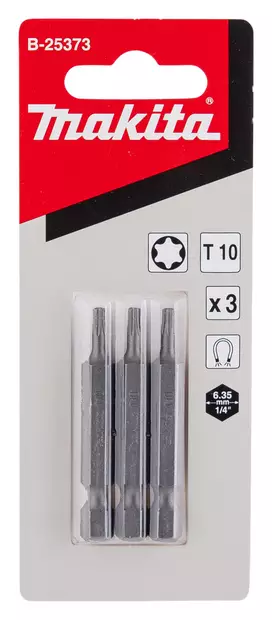 MAKITA RUUVAUSKÄRKI BASIC 50MM TORX 10, 3KPL - Ruuvauskärjet ja hylsyt - B-25373 - 2