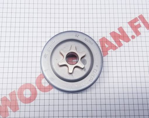 Vetopyörä 3/8"P 6h MS230, MS250 - Kytkinrummut, vetopyörät ja laakerit - 11236402073 - 1