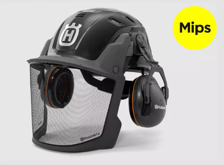 TECHNICAL Metsätyökypärä MIPS, harmaa - Suojakypärät visiirillä - 5376448-03 - 1