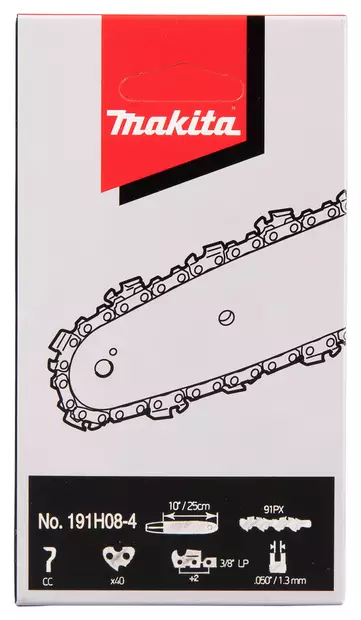 MAKITA TERÄKETJU -40, 3/8", 1,3 MM, 10", MAKITA BUC250 - 3/8" jakoiset teräketjut - 191H08-4 - 1