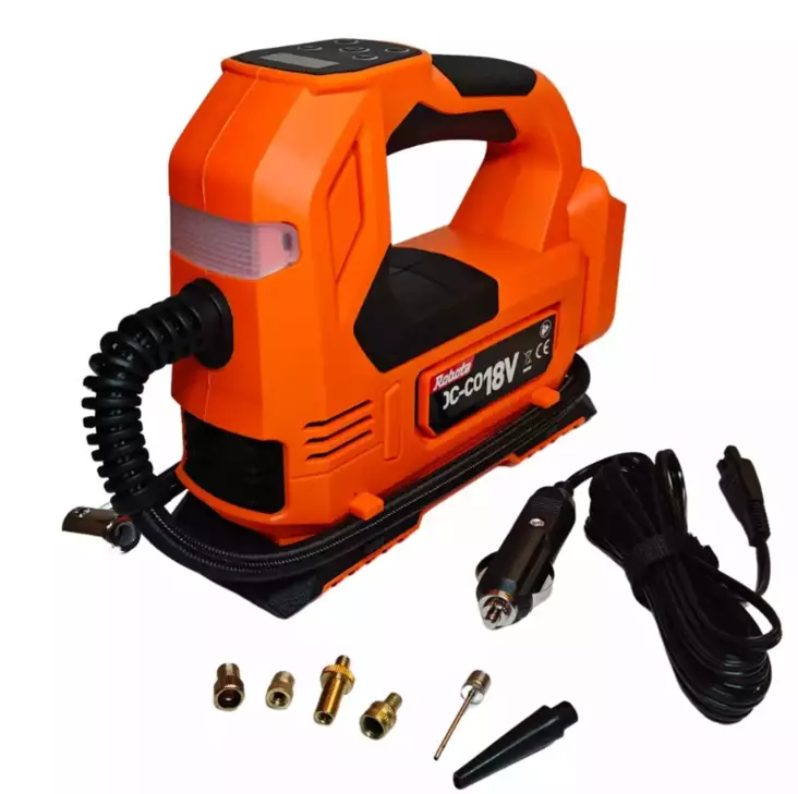 Robota DC-CO18V akkukompressori runko - Valaisimet ja paineilma - R01-10074 - 1