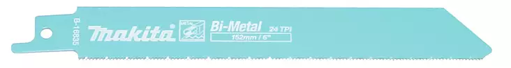 MAKITA PUUKKOSAHANTERÄ 150X0,9MM BIM METALLI 0,7-3MM, (24TPI), 5KPL - Pisto- ja puukkosahan terät - B-16835 - 1