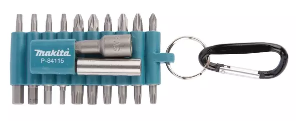 MAKITA RUUVIKÄRKISARJA 22-OSAA TORX/PH/PZ/KUUSIO 25MM, MAGNEETTIJATKO, MAGNEETTIHYLSY 8MM - Ruuvauskärjet ja hylsyt - P-84115 - 1