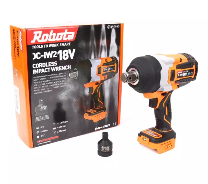 Robota DC-IW2 18V akkumutterinväännin 1/2" - ROBOTA Akkutyökalut - 0020295 - 1