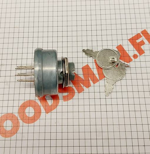 B&S virtalukko 5-napainen - Ajoleikkurin virtalukot ja avaimet - 990066 - 1