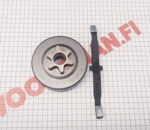 Vetopyörä 3/8"P 6h MS 150 - Kytkinrummut, vetopyörät ja laakerit - 11466402006 - 1