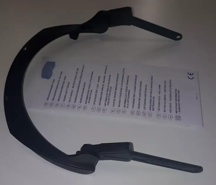 Visiirin kannatin ja pitimet - Kypärän varaosat - 5056653-28 - 1