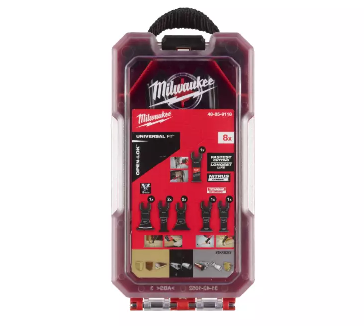 Teräsarja monitoimityökalu 8kpl - Monitoimityökalun ja reikäsahan terät - 48859118 - 1