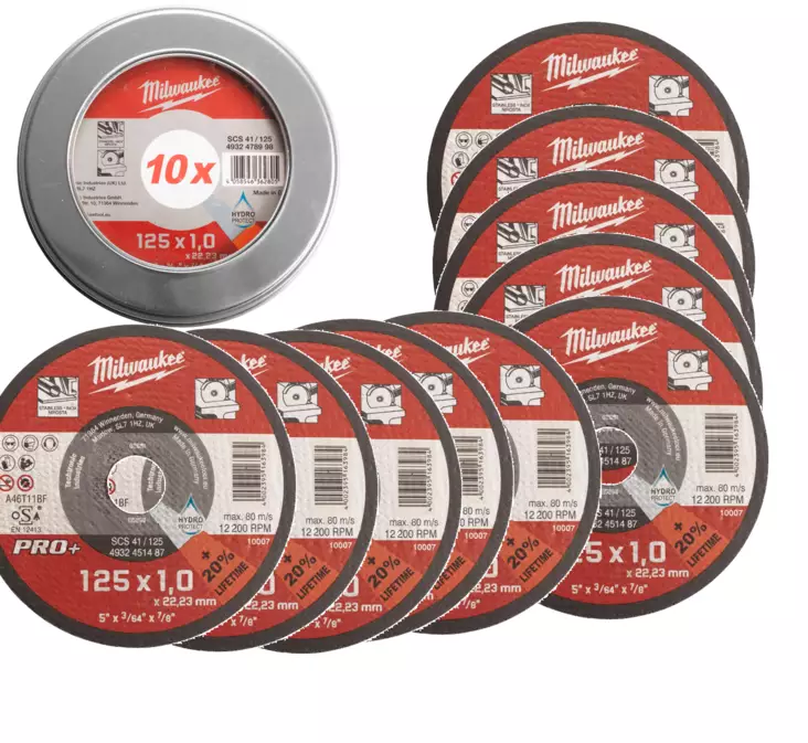 KATKAISULAIKKA METALLI PRO 125/22,2 10KPL - Pyörösahanterät - 4932478998 - 1