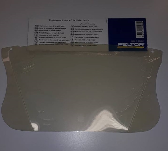 Peltor visiiri 4D, Sopii V4D / V40D - Kypärän varaosat - 4D - 1