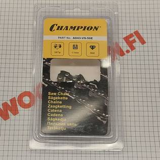 Champion teräketju 3/8" 1,1 50DL - 3/8" jakoiset teräketjut - A043-VS-50E - 1