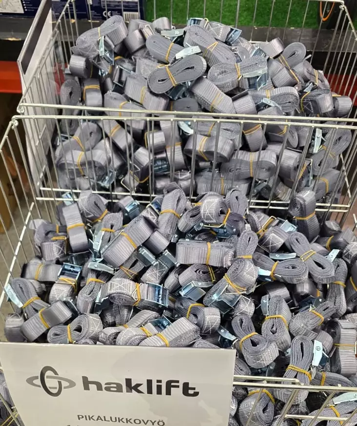 PIKALUKKOVYÖ 1,5M 25MM HARMAA HAKLIFT - Ajoleikkurin peräkärryt ja rampit - SVPL25015H - 1