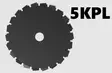 Raivausterä Scarlett 1" / 200mm 5KPL - Husqvarna raivausterät - 5974682-015KPL - 1