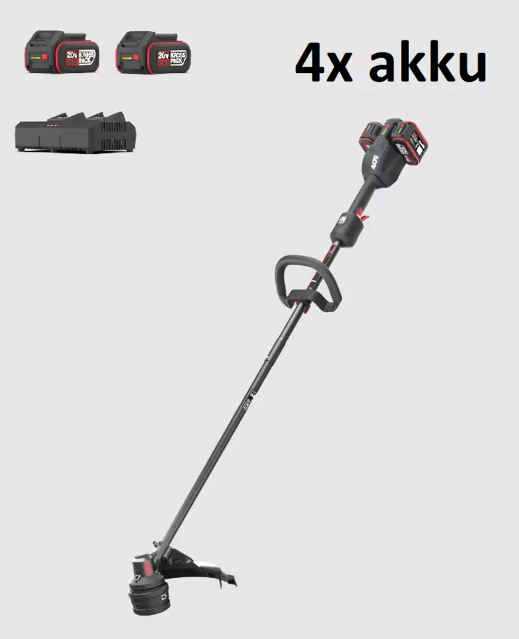 2x20V Ruohotrimmeri KG154E.9 SETTI - 20V + 40v Akkukonepaketit - KG154E9SET - 1